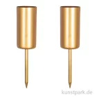 Artikelbild 1 des Artikels “Stabkerzenhalter zum Stecken, 2,3 cm ø, Länge 5 cm, 2 Stück, Gold “