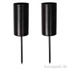 Artikelbild 1 des Artikels “Stabkerzenhalter zum Stecken, 2,3 cm ø, Länge 5 cm, 2 Stück, Schwarz “