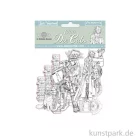 Artikelbild 1 des Artikels “Stamperia Clear Die Cuts - Lady Vagabond, 28 Stanzteile aus Kunststoff “