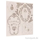 Artikelbild 1 des Artikels “Stamperia Decorativ Chips - Alice Keys and Frames, 14 x 14 cm “