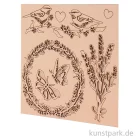 Artikelbild 1 des Artikels “Stamperia Decorative Chips - Provence Garland and Birds, 14 x 14 cm “
