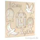 Artikelbild 1 des Artikels “Stamperia Decorative Chips - You and Me Love Together, 14 x 14 cm “