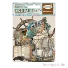 Artikelbild 1 des Artikels “Stamperia Ephemera Aufkleber - Songs of the Sea Sea Sailing Ship “