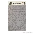 Artikelbild 1 des Artikels “Stamperia Greyboard - Amazonia Toucan, DIN A4, 2 mm “