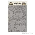 Artikelbild 1 des Artikels “Stamperia Greyboard - Amazonia Water Lily, DIN A4, 2 mm “