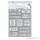 Artikelbild 1 des Artikels “Stamperia Natural Rubber Stamp - Arctic Antarctic Quotes “