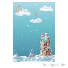 Artikelbild 1 des Artikels “Stamperia Reispapier - Candy Christmas Marzipan House, DIN A4 “