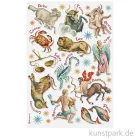 Artikelbild 1 des Artikels “Stamperia Reispapier - Cosmos Infinity Astrological Signs, DIN A4 “