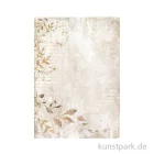 Artikelbild 1 des Artikels “Stamperia Reispapier - Create Happiness Dewdrops Leaves, DIN A4 “