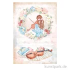 Artikelbild 1 des Artikels “Stamperia Reispapier - Create Happiness Oh la la Violin, DIN A4 “