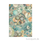 Artikelbild 1 des Artikels “Stamperia Reispapier - Furry Friends Harmony Circles Textures, DIN A4 “
