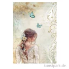Artikelbild 1 des Artikels “Stamperia Reispapier - Masquerade Lady Butterfly, DIN A4 “