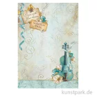 Artikelbild 1 des Artikels “Stamperia Reispapier - Masquerade Violin, DIN A4 “