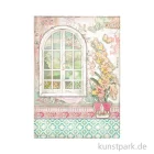 Artikelbild 1 des Artikels “Stamperia Reispapier - Orchids and Cats Window, DIN A4 “