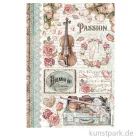 Artikelbild 1 des Artikels “Stamperia Reispapier - Passion Music, DIN A4 “