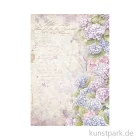 Artikelbild 1 des Artikels “Stamperia Reispapier - Quiet Days Hydrangea, DIN A4 “