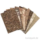 Artikelbild 1 des Artikels “Stamperia Reispapier Selection - Coffee and Chocolate Backgrounds, A6 “