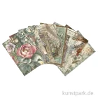 Artikelbild 1 des Artikels “Stamperia Reispapier Selection - Gardens of Time, A6 “