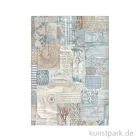 Artikelbild 1 des Artikels “Stamperia Reispapier - Silent Sea Texture, DIN A4 “