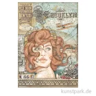Artikelbild 1 des Artikels “Stamperia Reispapier - Sir Vagabond Aviator Lady, DIN A4 “