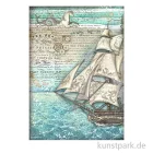 Artikelbild 1 des Artikels “Stamperia Reispapier - Songs of the Sea Sailing Ship, DIN A4 “