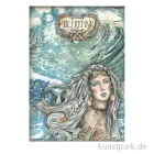 Artikelbild 1 des Artikels “Stamperia Reispapier - Songs of the Sea The Mermaid, DIN A4 “