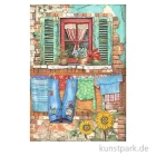 Artikelbild 1 des Artikels “Stamperia Reispapier - Sunflower Art Window, DIN A4 “