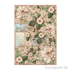 Artikelbild 1 des Artikels “Stamperia Reispapier - Vintage Library Flowers and Letters, DIN A4 “