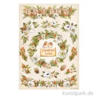 Artikelbild 1 des Artikels “Stamperia Reispapier - Winter Valley Family Garlands, DIN A4 “