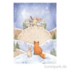 Artikelbild 1 des Artikels “Stamperia Reispapier - Winter Valley Fox and Bunny, DIN A4 “