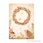 Artikelbild 1 des Artikels “Stamperia Reispapier - Woodland Garland, DIN A4 “