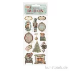 Artikelbild 1 des Artikels “Stamperia Rub On Transferfolie - Alice in Christmas Soldiers “