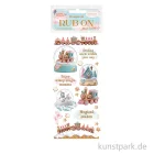 Artikelbild 1 des Artikels “Stamperia Rub On Transferfolie - Candy Christmas Snowglobes “