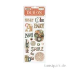 Artikelbild 1 des Artikels “Stamperia Rub On Transferfolie - Furry Friends Writings “