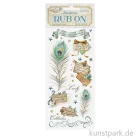 Artikelbild 1 des Artikels “Stamperia Rub On Transferfolie - Masquerade Feathers “