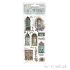 Artikelbild 1 des Artikels “Stamperia Rub On Transferfolie - Venice City of Art Doors Windows “