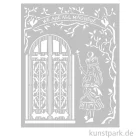 Artikelbild 1 des Artikels “Stamperia Schablone - Alice Door, 20 x 25 cm “