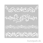 Artikelbild 1 des Artikels “Stamperia Schablone - Around the World Borders, 18 x 18 cm “