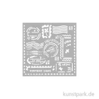 Artikelbild 1 des Artikels “Stamperia Schablone - Art of Travelling Stamps, 12 x 12 cm “