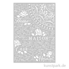Artikelbild 1 des Artikels “Stamperia Schablone - Casa Granada Home Maison, DIN A4 “