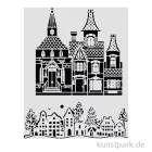 Artikelbild 1 des Artikels “Stamperia Schablone - Christmas House, 20 x 25 cm “
