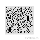 Artikelbild 1 des Artikels “Stamperia Schablone - Christmas Ribbons and Gingerbread, 12 x 12 cm “