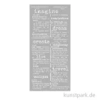 Artikelbild 1 des Artikels “Stamperia Schablone - Create Happiness Diary Dictionary, 12 x 25 cm “