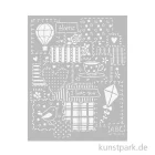 Artikelbild 1 des Artikels “Stamperia Schablone - Family Patchwork, 20 x 25 cm “