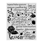 Artikelbild 1 des Artikels “Stamperia Schablone - Flowers and Poems Latin Inspirations, 20 x 25 cm “