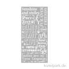 Artikelbild 1 des Artikels “Stamperia Schablone - Furry Friends Quotes Pattern, 12 x 25 cm “