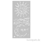 Artikelbild 1 des Artikels “Stamperia Schablone - Masquerade Sun and Moon, 12 x 25 cm “