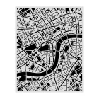 Artikelbild 1 des Artikels “Stamperia Schablone - Our Way Street Map, 20 x 25 cm “