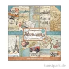 Artikelbild 1 des Artikels “Stamperia Scrapbooking Pad - Around the World, 30,5 x 30,5 cm, 10 Blatt “
