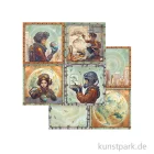 Artikelbild 1 des Artikels “Stamperia Scrappapier - A New Beginning 4 Cards, 30,5 x 30,5 cm “